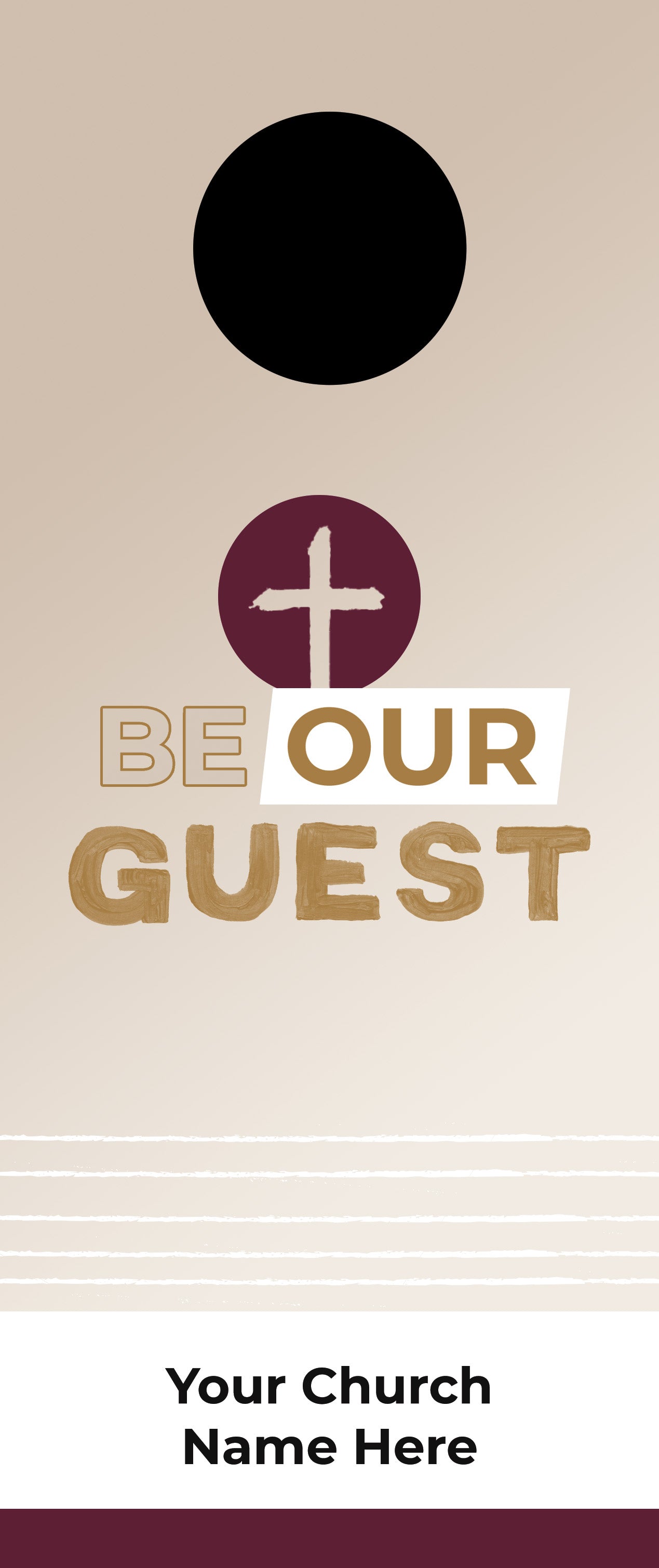Be Our Guest Door Hanger