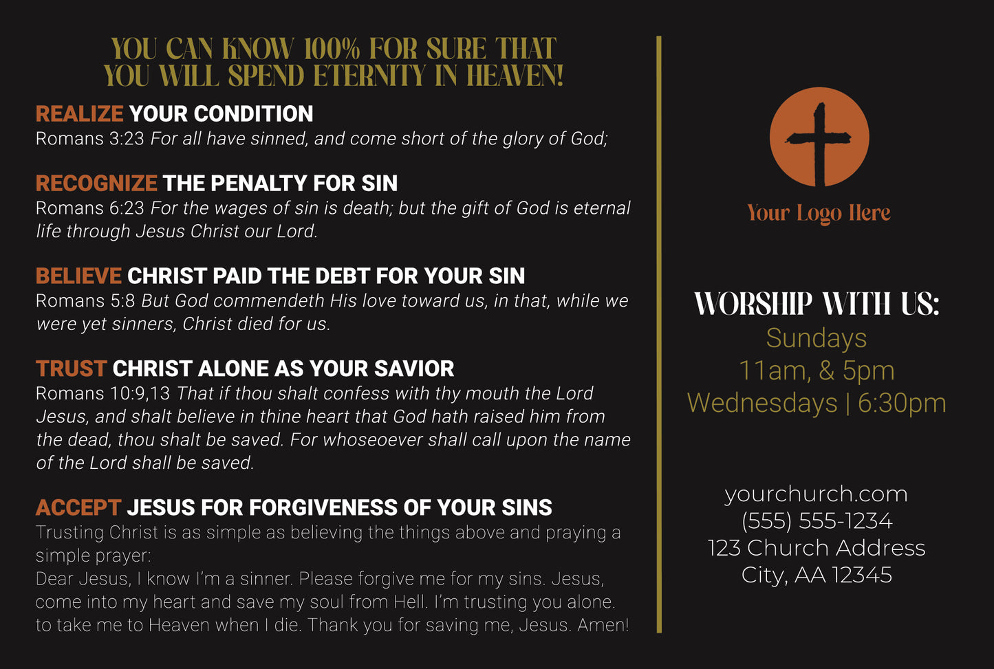 Find Your Place Soul Winning Tract