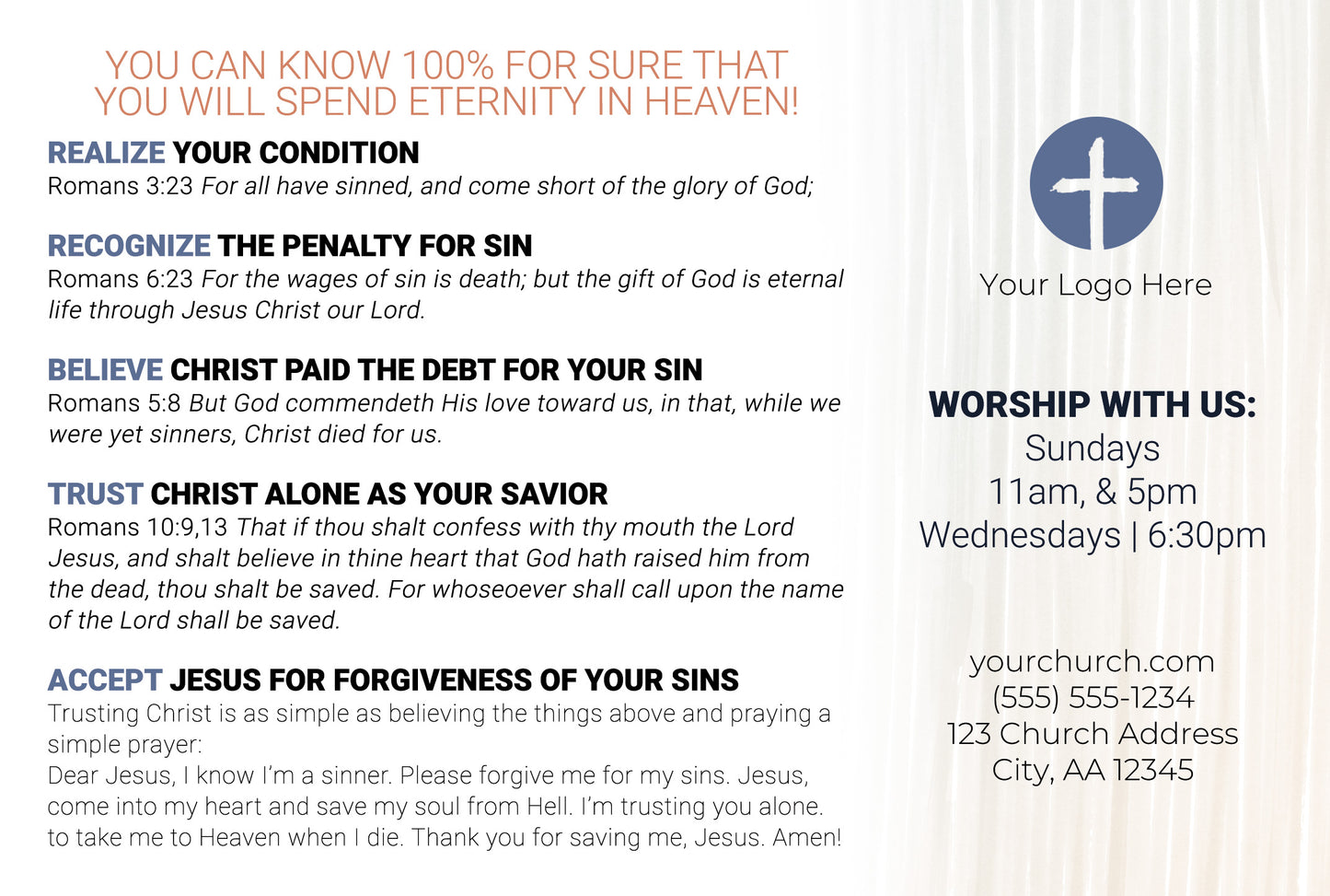 You're Invited Soul Winning Tract