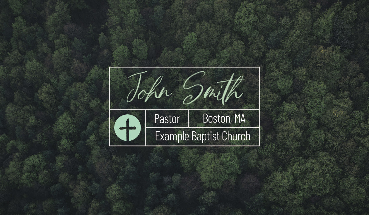 Forest Pastor Business Card