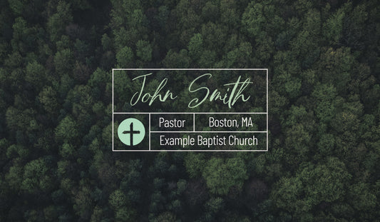 Forest Pastor Business Card
