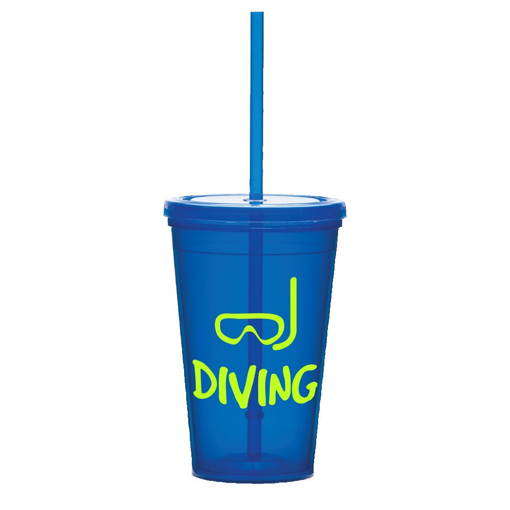 Economy Tumbler with Snap-on Lid 16oz